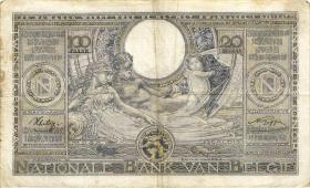 Belgien / Belgium P.107 100 Francs = 20 Belgas 1939-43 (3) 