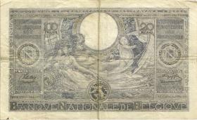 Belgien / Belgium P.112 100 Francs = 20 Belgas 1941-43 (3) 