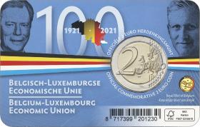 Belgien 2 Euro 2021 Belgisch-Luxemburgische Wirtschaftsunion (wall.) 