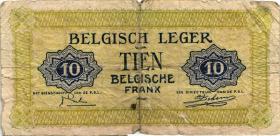 Belgien / Belgium P.M4 10 Francs 1946 (5) 