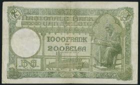 Belgien / Belgium P.104 1000 Francs = 200 Belgas 1932 (3) 