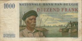 Belgien / Belgium P.131 1000 Francs 1958 (3) 