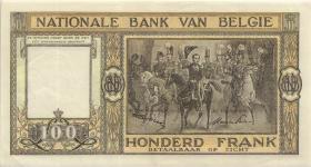 Belgien / Belgium P.126 100 Francs 1948 (2) 