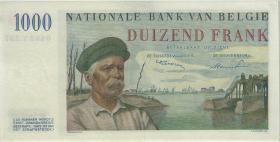 Belgien / Belgium P.131 1000 Francs 1950 (2+) 