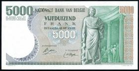 Belgien / Belgium P.137 5000 Francs 21.6.1977 (1) 