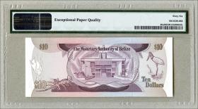 Belize P.40 10 Dollars 1980 (1) 