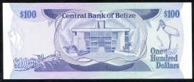 Belize P.50a 100 Dollars 1983 (1) 