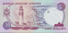 Bermuda P.41a  5 Dollars 1992 (1) 