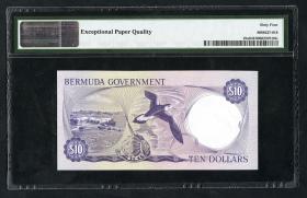 Bermuda P.25a 10 Dollars 1970 A/! 000076 (1) 