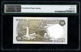Bermuda P.27a 50 Dollars 1970 A/1 000076 (1) 