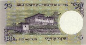 Bhutan P.29b 10 Ngultrum 2013 (1) 