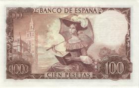 Spanien / Spain P.150 100 Pesetas 1965 (1970) (1) 