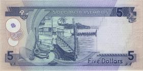 Solomon Inseln / Solomon Islands P.26a  5 Dollars 2004 (1) 