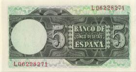 Spanien / Spain P.136 5 Pesetas 1948 (1-) 