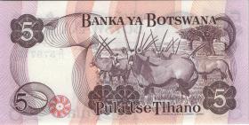Botswana P.08c 5 Pula (1982) (1) 