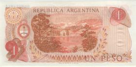 Argentinien / Argentina P.287 1 Peso (1970-73) (1) U.1 