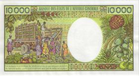 Gabun / Gabon P.12a 10000 Francs (1984-91) (2) 