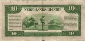 Ndl. Indien / Netherlands Indies P.114 10 Gulden 1943 (3) 