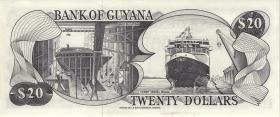 Guyana P.24d 20 Dollars (1966-89) (1) 