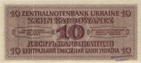 R.594b: Besetzung Ukraine 10 Karbowanez 1942 (3) 