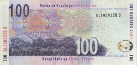 Südafrika / South Africa P.131b 100 Rand (2010) (3+) 