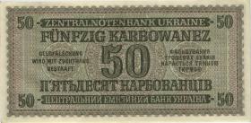 R.593a: Besetzung Ukraine 50 Karbowanez 1942 (2) 