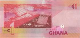 Ghana P.37d 1 Cedi 2013 (1) 