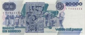 Mexiko / Mexico P.091b 20.000 Pesos 1987 (1) 
