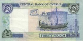 Zypern / Cyprus P.63b 20 Pounds 2001 (1) 