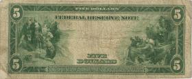 USA / United States P.359b 5 Dollar 1914 Federal Reserve Note (4) 