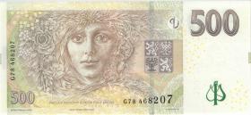 Tschechien / Czech Republic P.24c 500 Kronen 2009 G (1) 