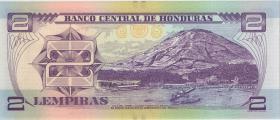 Honduras P.97b 2 Lempiras 2014 (1) 