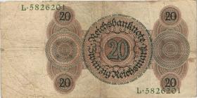 R.169: 20 Reichsmark 1924 Z/L (3-) 