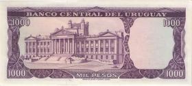 Uruguay P.049 1000 Pesos (1967) (2+) 