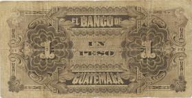 Guatemala P.S141a 1 Peso 18.6.1900 (3/4) 