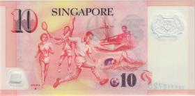 Singapur / Singapore P.48b 10 Dollars (2010) Polymer (1) 
