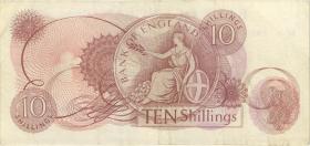 Großbritannien / Great Britain P.373a 10 Shillings (1961-62) (3+) 