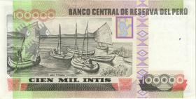 Peru P.144A 100.000 Intis 1988 (1) 