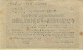 RVM-26a Reichsbahn Berlin 0,42 Mark Gold = 1/10 Dollar 7.11.1923 (4) 