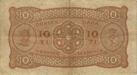 Norwegen / Norway P.08c 10 Kronen 1941 (3) 