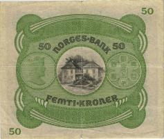 Norwegen / Norway P.09d 50 Kronen 1944 (4) 