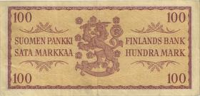 Finnland / Finland P.097 100 Markkaa 1957 (3) 