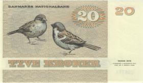 Dänemark / Denmark P.49g 20 Kronen 1987 (1) 