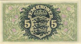Dänemark / Denmark P.30j 5 Kroner 1943 J (1) 