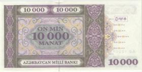 Aserbaidschan / Azerbaijan P.21b 10000 Manat (1994) (1) 
