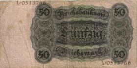 R.170a: 50 Reichsmark 1924 (4) 