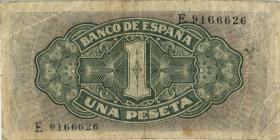 Spanien / Spain P.122 1 Peseta 1940 (4) 