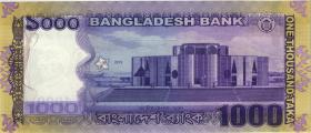 Bangladesch / Bangladesh P.59i 1000 Taka 2019 (1) 