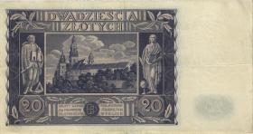 Polen / Poland P.077 20 Zlotych 1936 (3) 