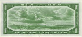Canada P.074a 1 Dollar 1954 (1955-61) (1) 